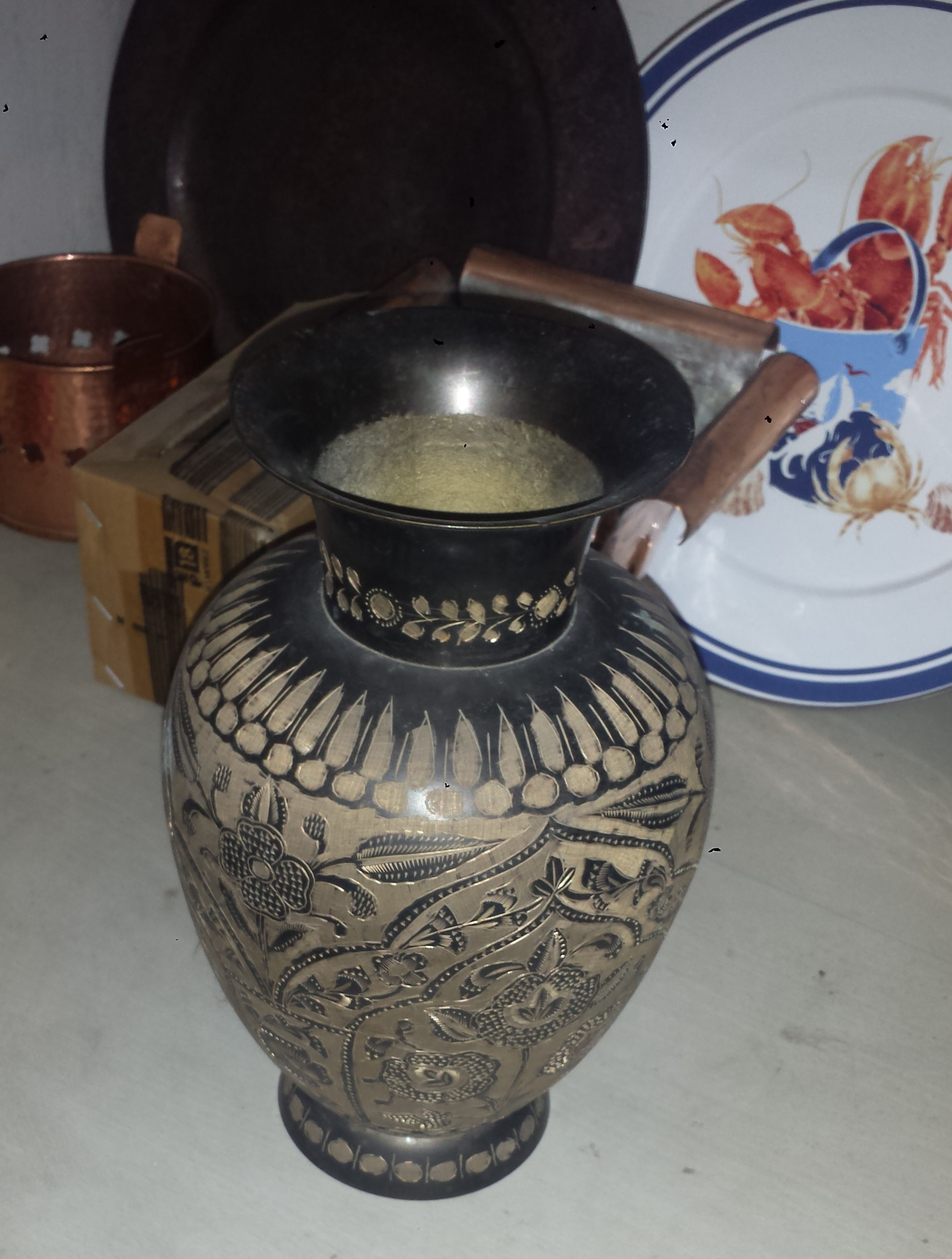 Flower designed VASE