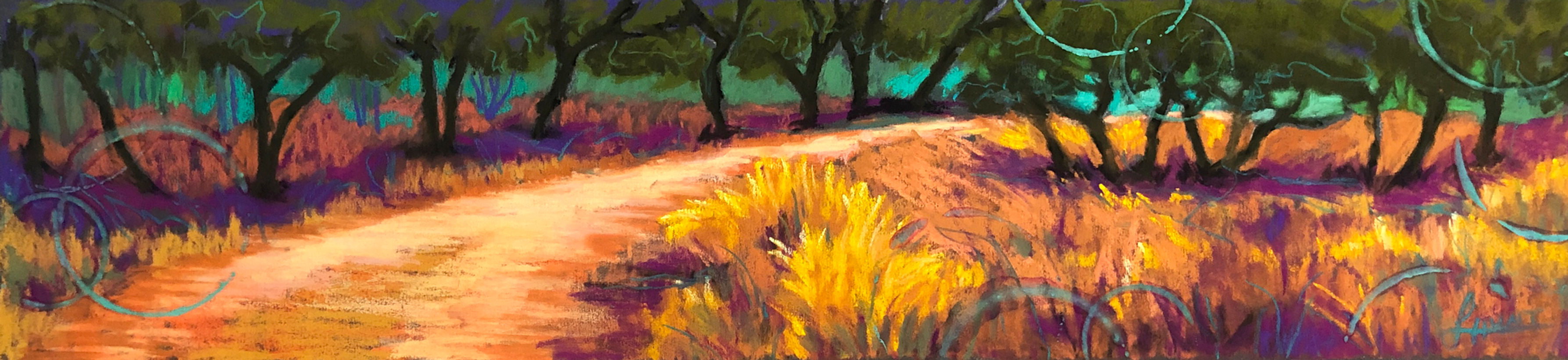 Oaks on Caliche Road by Laura Hunt