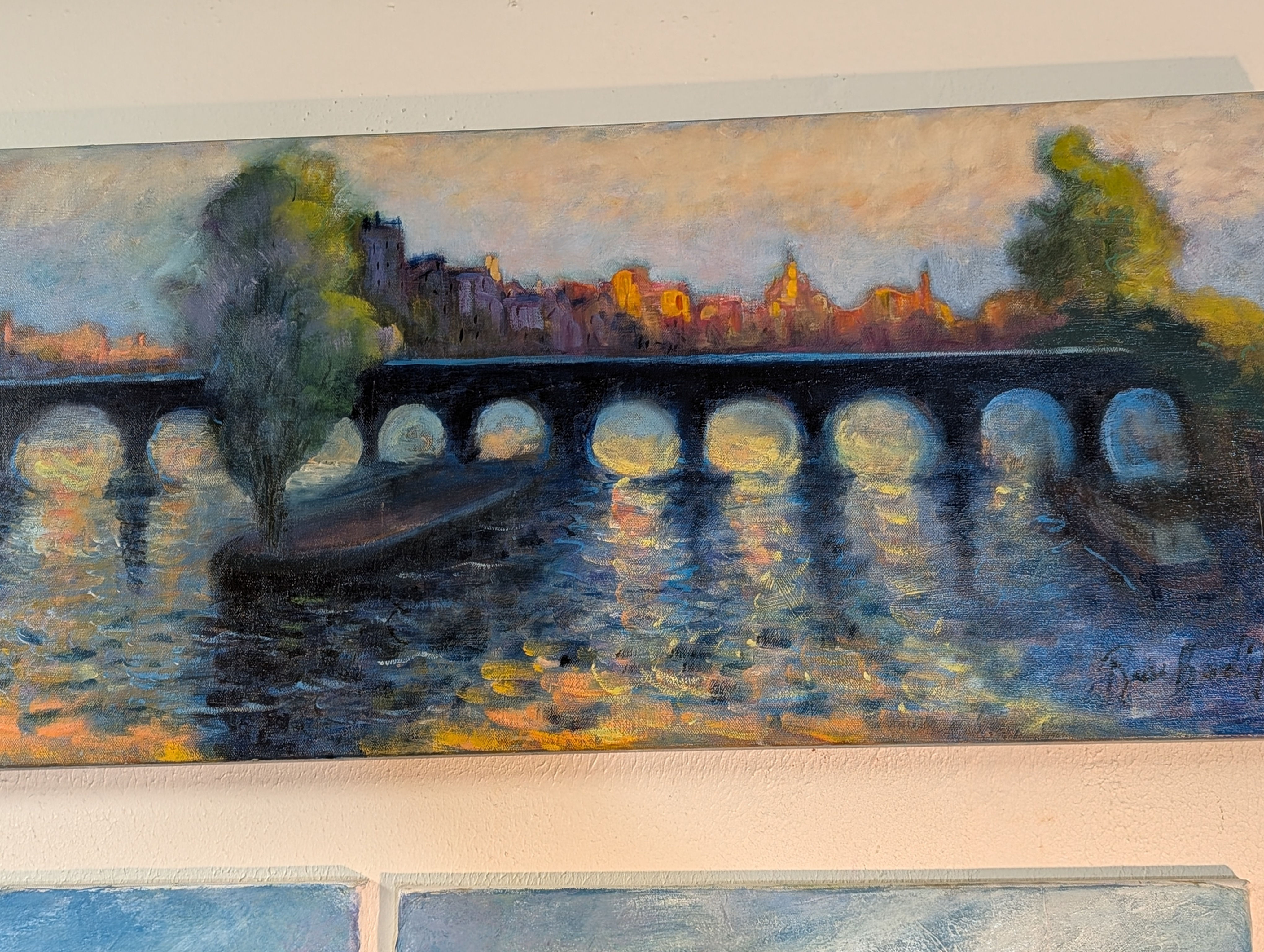 Roman Bridge in Paris France by Roseline Bodiford