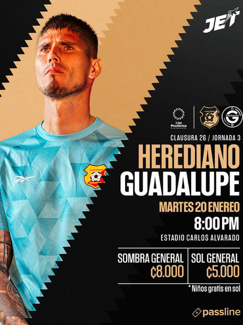 Herediano vs Guadalupe: Entradas a la venta ❤️💛