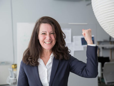Happy Woman Employee