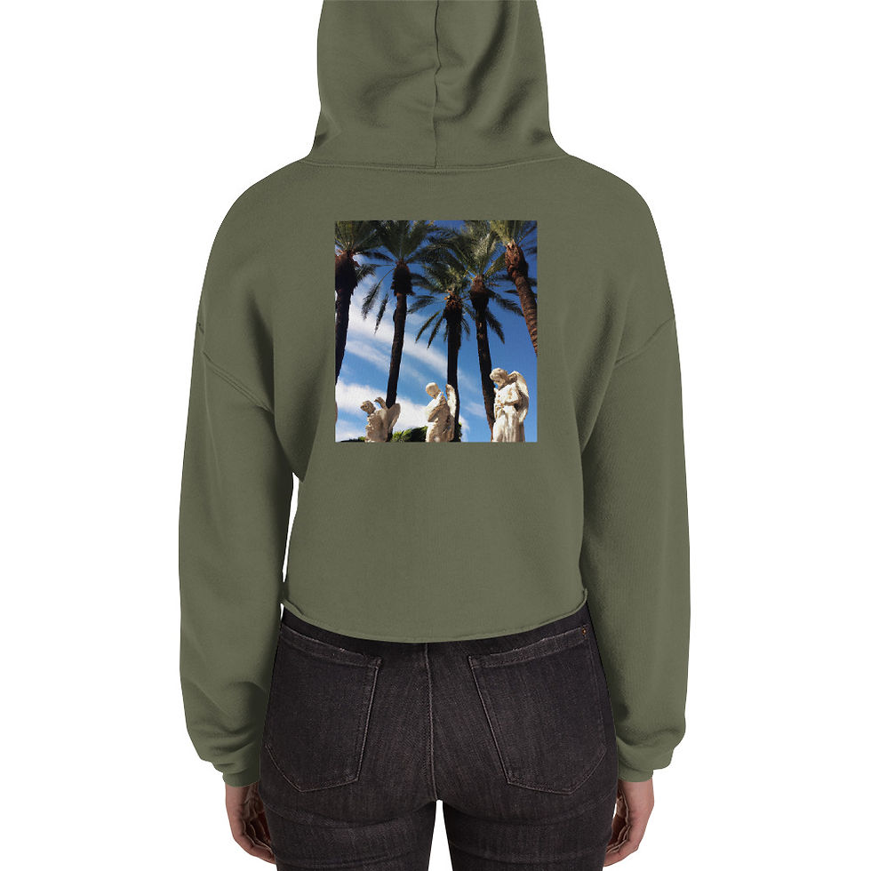 Thumbnail: PALM TREE ANGELS Crop Hoodie