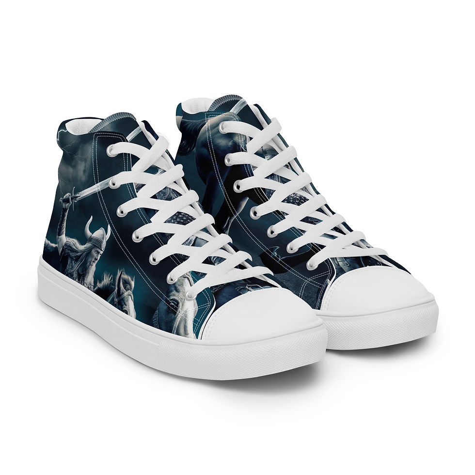 Thumbnail: The Viking high top canvas shoes