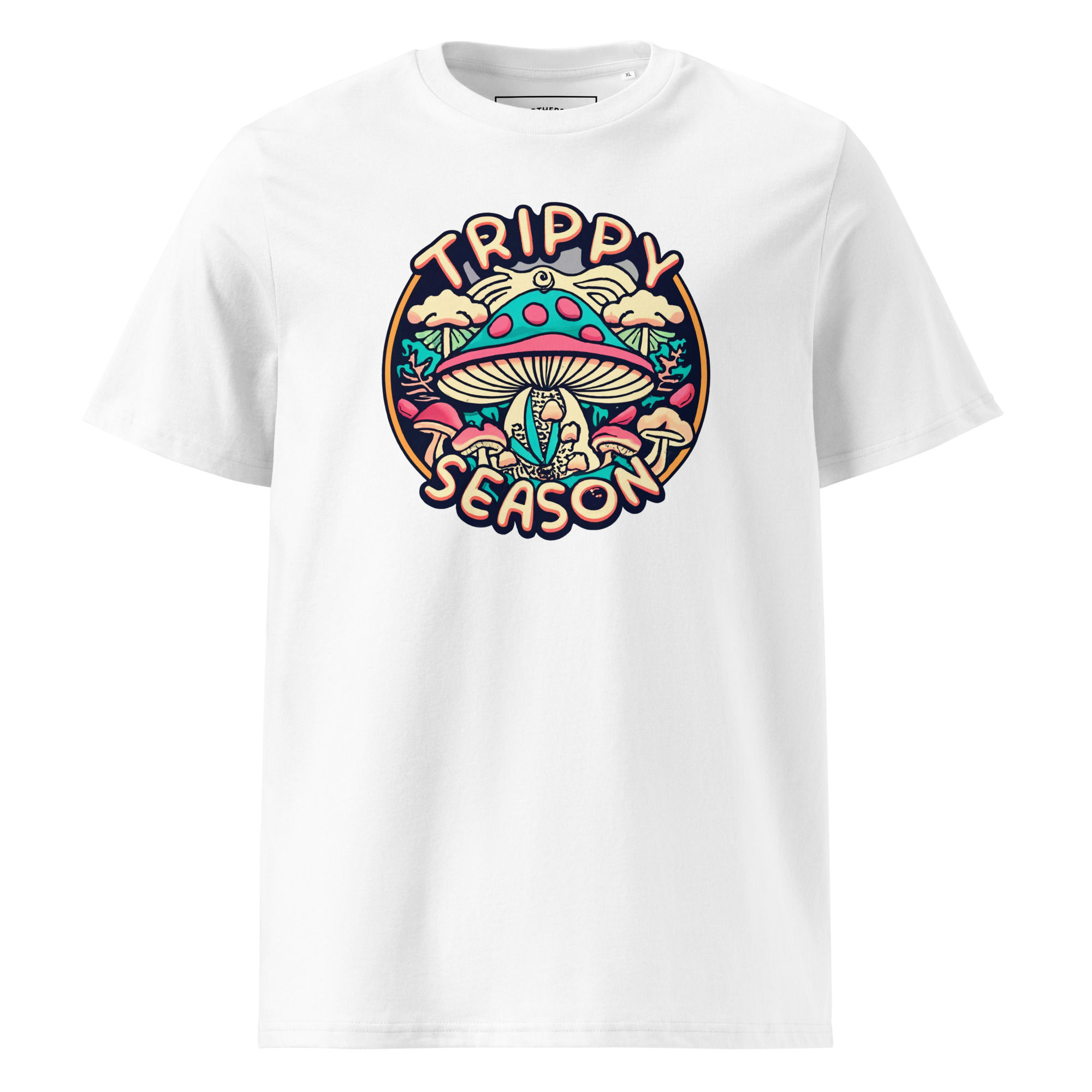 Trippy Season Mush White T-shirt