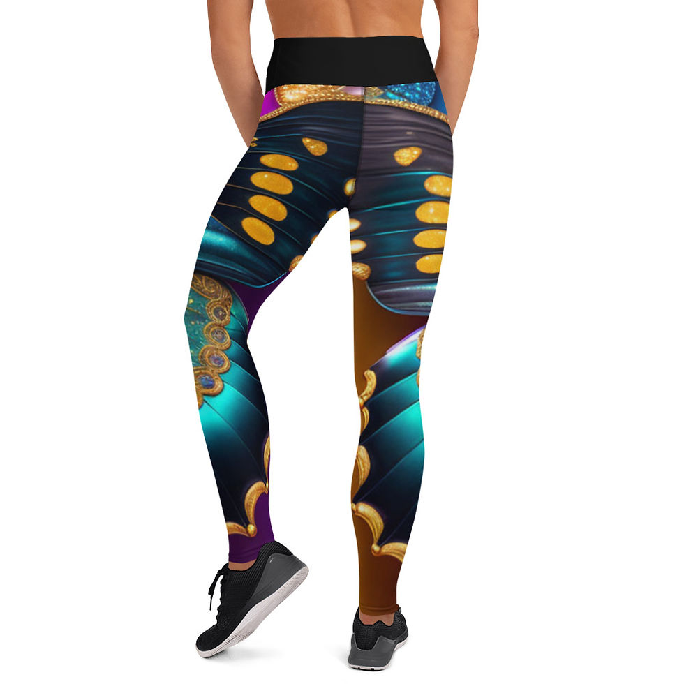 Thumbnail: BUTTERFLY PRETTY Yoga Leggings