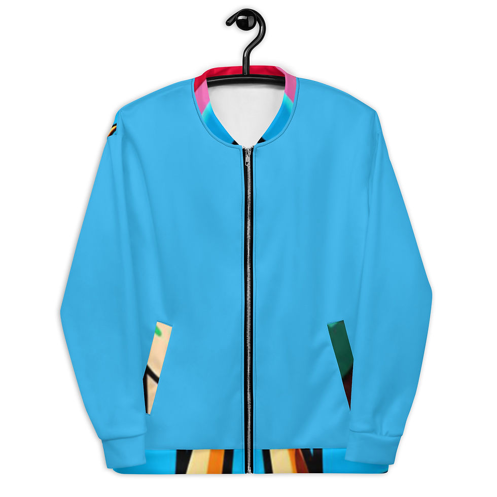 Thumbnail: Duces Bro BLUE Bomber Jacket
