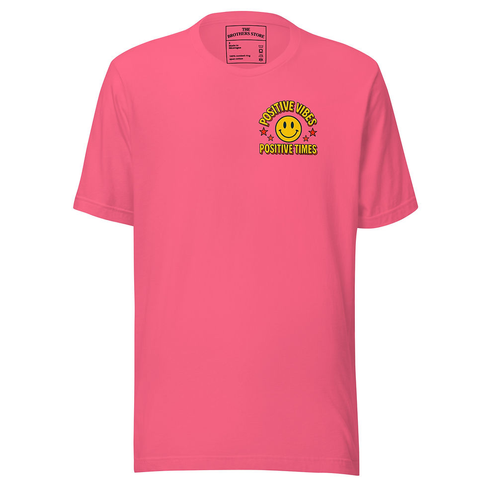 Thumbnail: Positive Vibes Smiley T-shirt