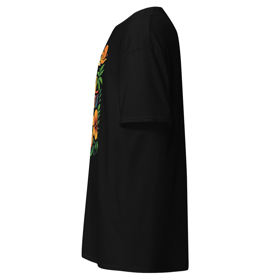 Thumbnail: Stay Positive Tropical T-Shirt Black