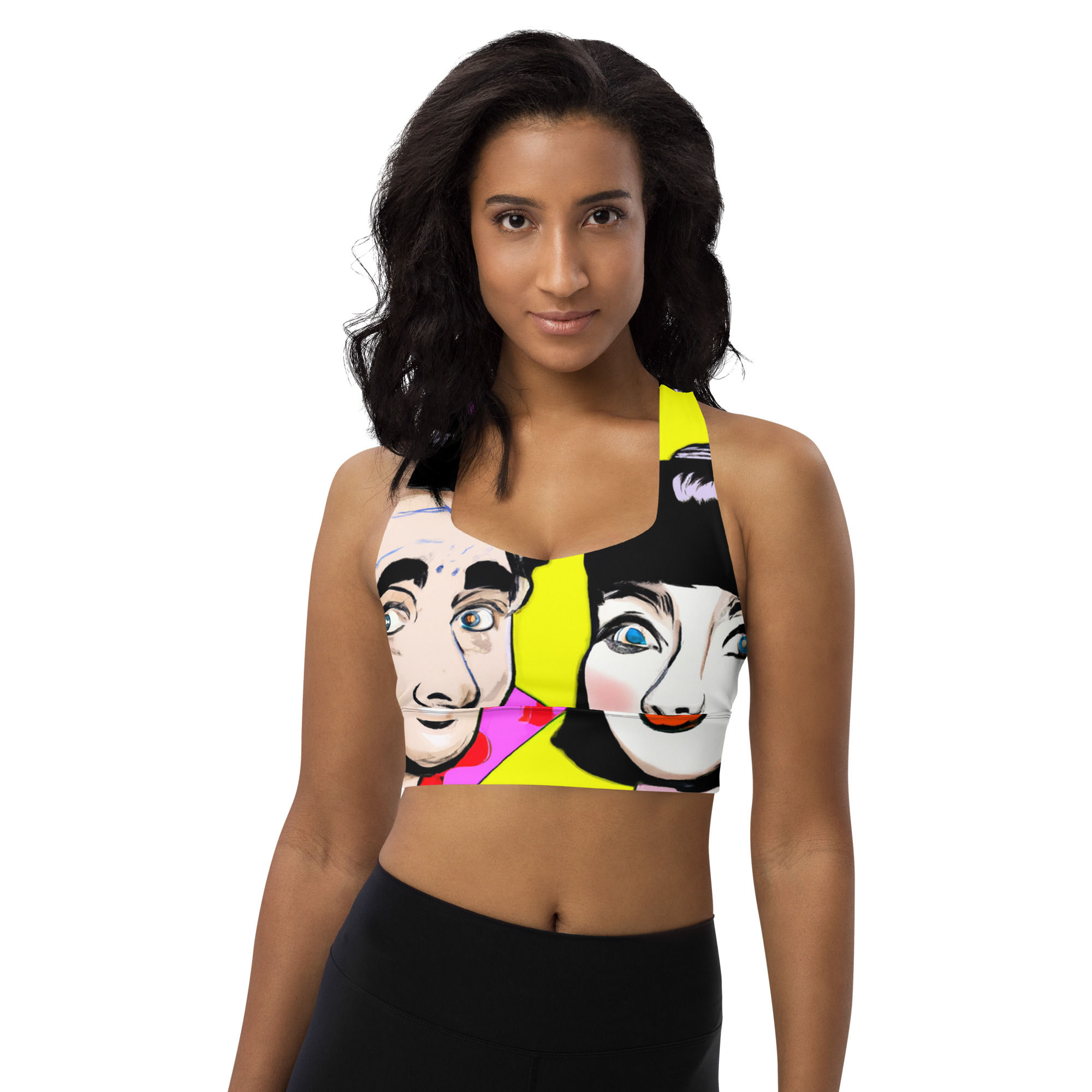 Suprised Lot Longline Sports Bra
