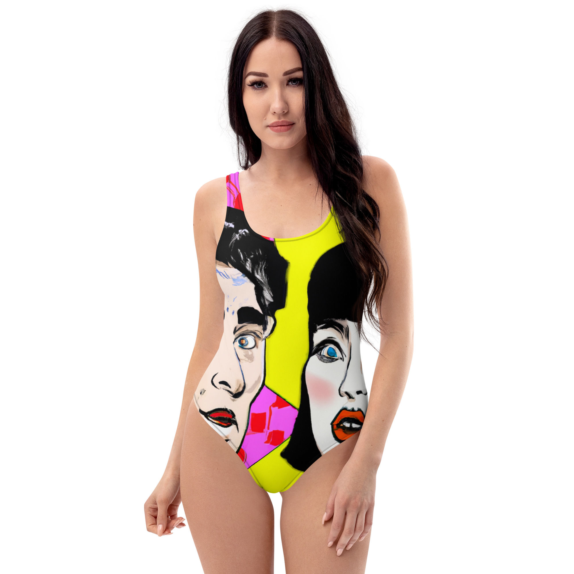 Surprised Lot One-Piece Swimsuit