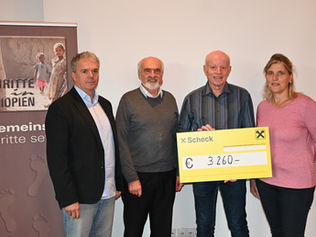 Spendenübergabe Pfarrfest
