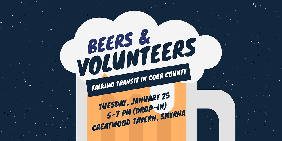 Beers & Volunteers: Talking Transit in Cobb County