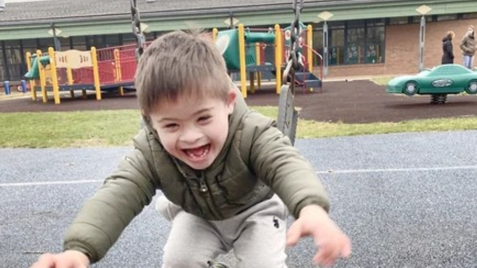 boy on a swing