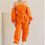 Thumbnail: Orange Off Shoulder Cargo Jumpsuit