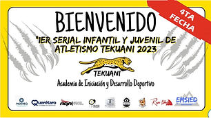 1er Serial Infantil y Juvenil de Atletismo Tekuani 2023 Fecha Cuatro