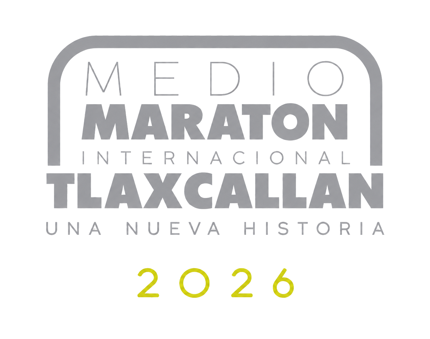 Logotipo oficial del Medio Maratón Tlaxcallan 2026
