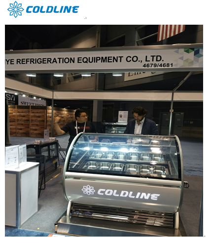 Thumbnail: N-ST climate type gelato display mini ice cream display freezer