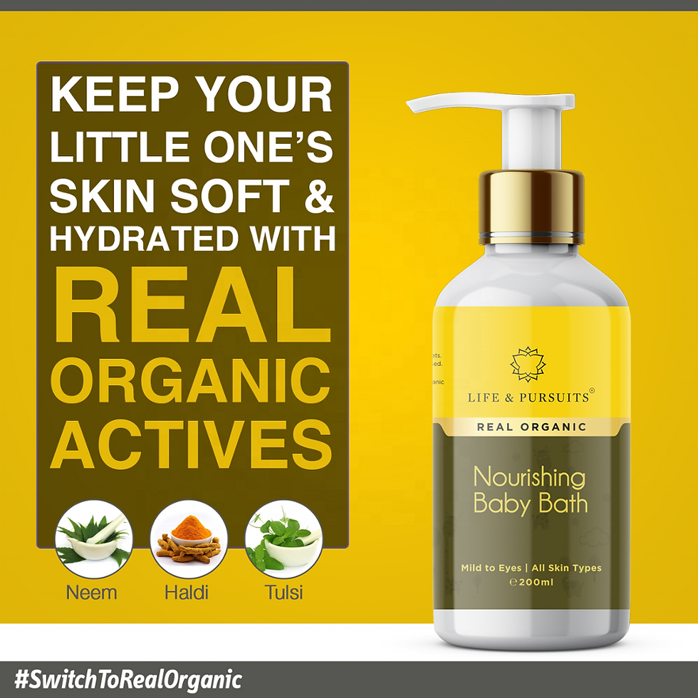 Thumbnail: Natural Ayurvedic Herbal Certified Organic Baby Nourishing Body Bath for Baby