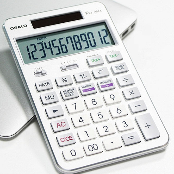 Thumbnail: calculator dual Power custom calculator 12 digits