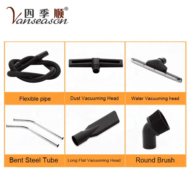 Thumbnail: 30Litre stainless steel wet and dry upright cyclonic vacuum cleaner