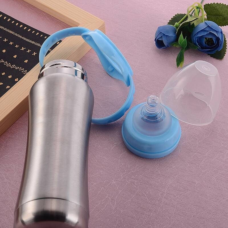 Thumbnail: Baby Nursing Vacuum Water Bottle 304 Stainless Steel Baby Feeding Bottle