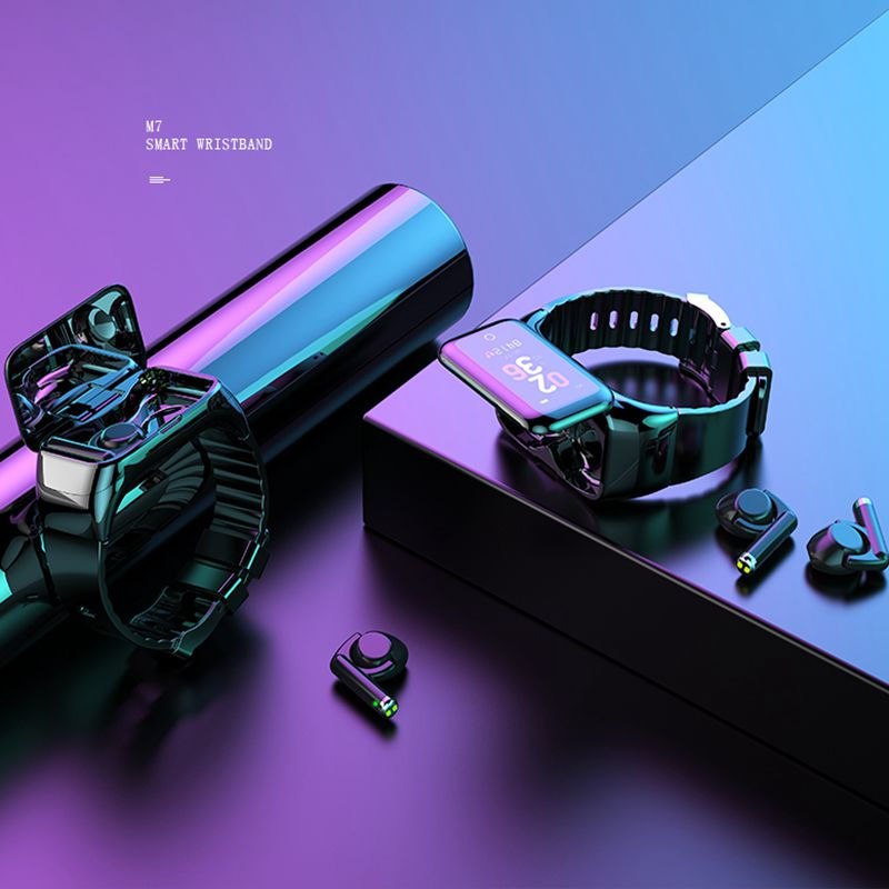 Thumbnail: M7 bluetooth earphone bracelet bluetooth earbuds