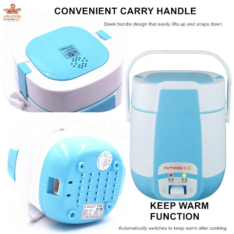 Thumbnail: Portable Mini Rice Cooker with Factory Price 1.2L