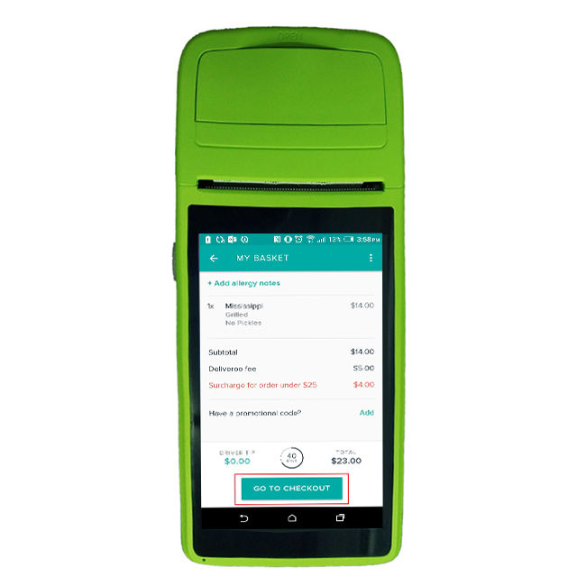 Thumbnail: NFC POS Wholesale Price for 4G Android T1 handheld pos