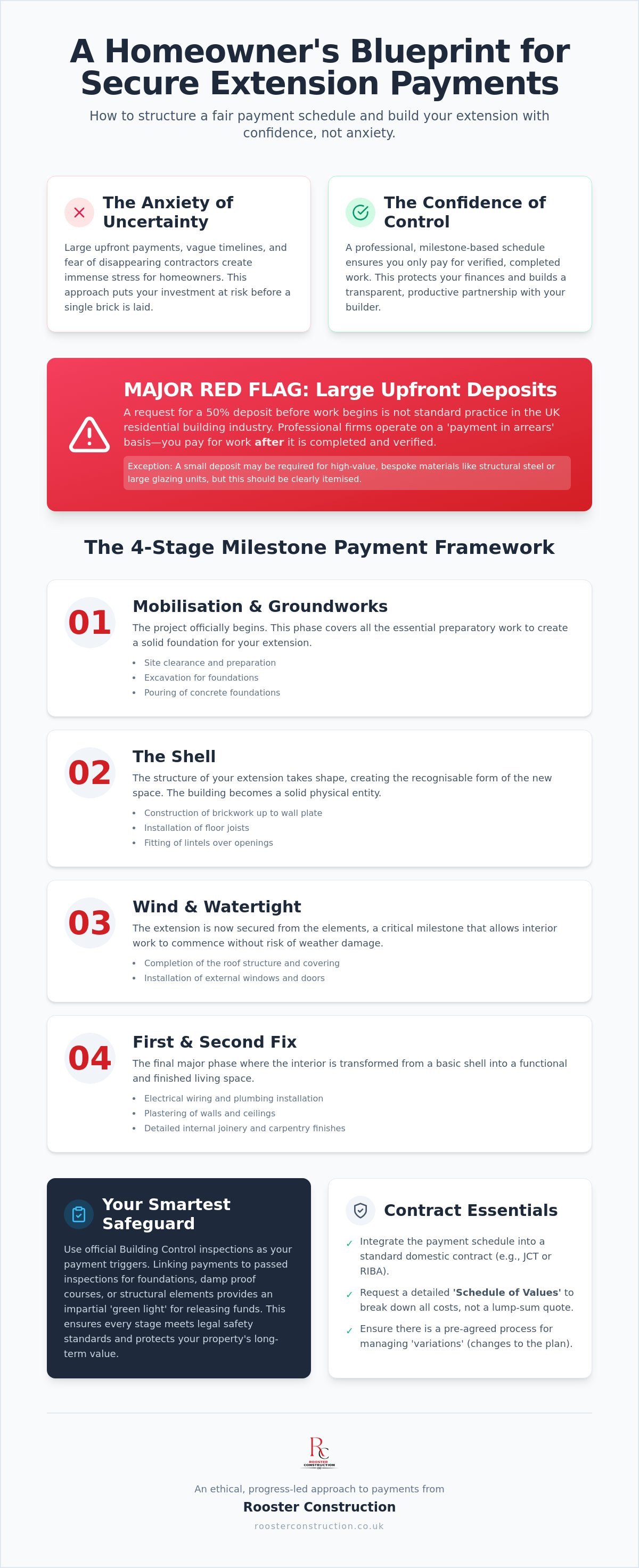 Extension payment schedule