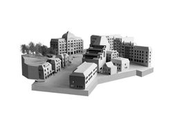 Site model South West View1:100