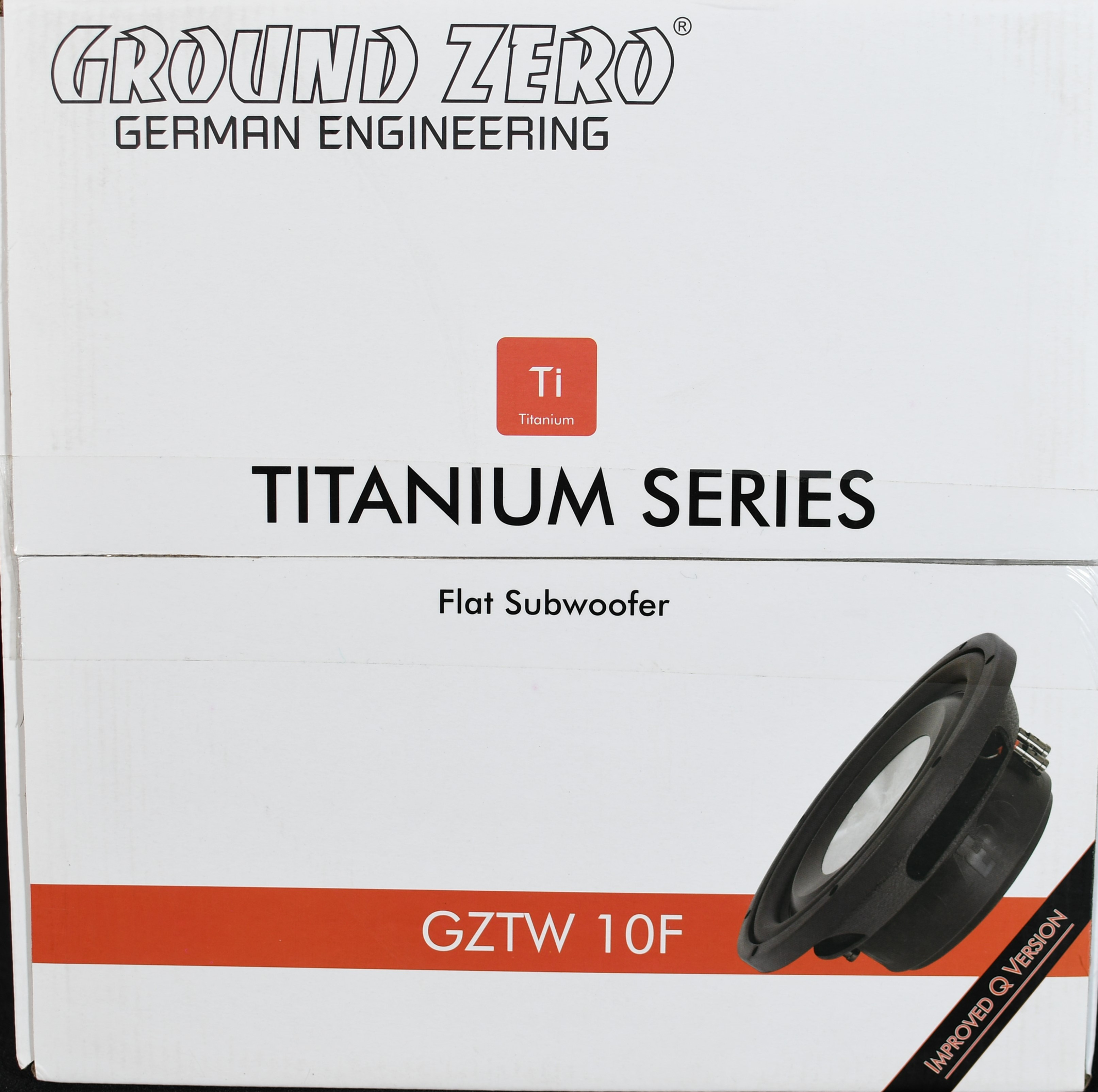 Ground Zero GZGW 10F - Flat 10" Subwoofer 300 W RMS