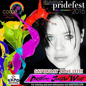 Julian Addams Wolf, Prince Julian Wolf, Albuquerque Pridefest 2015