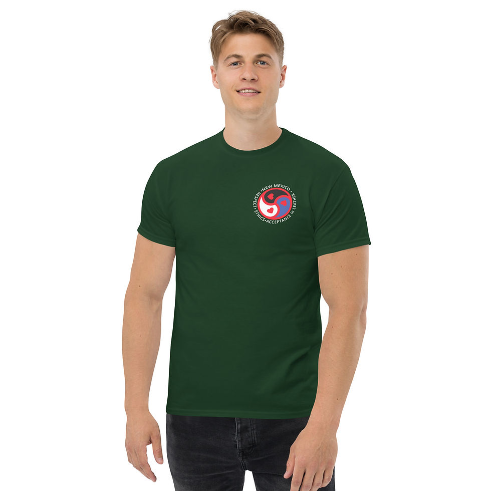 Thumbnail: NM-REAL Unisex classic tee, Dark Colors, Front Logo Only
