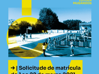 Apertura do prazo para a solicitude de admisión de alumnado para o curso 2021-2022