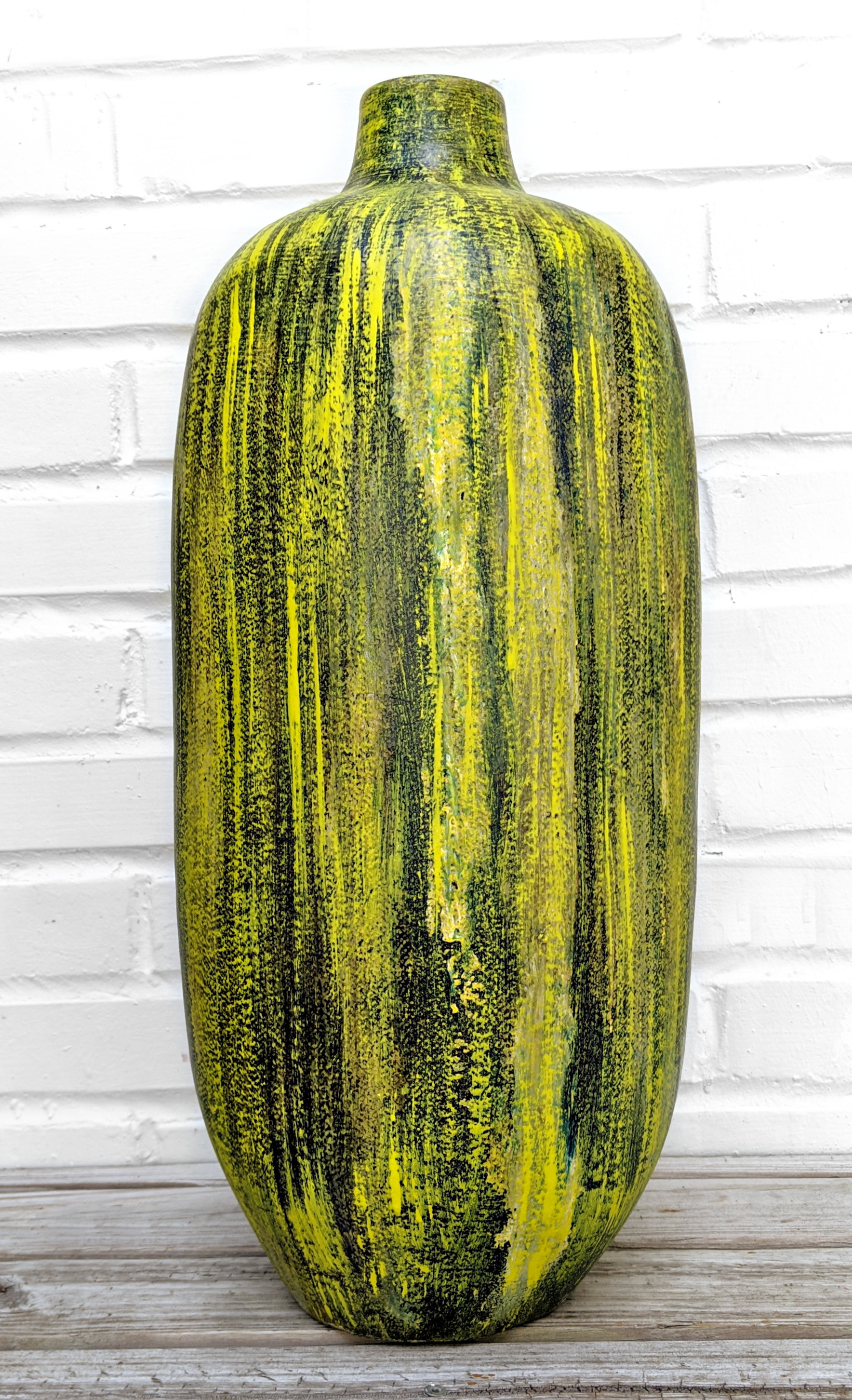 Hand Painted Tall Vase
