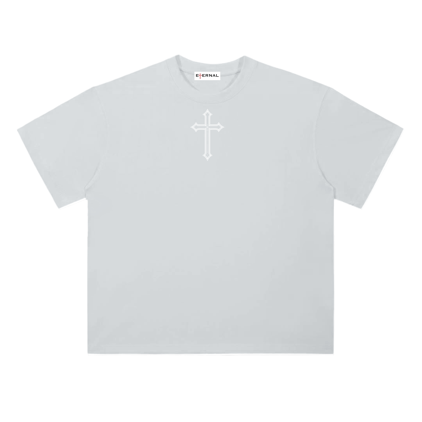 S✞. Michael V.2 (Light Gray ✞-SHIRT)