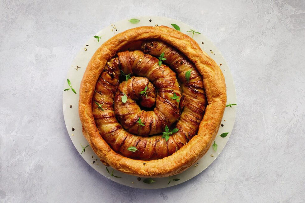 Aldi unveils an huge pigs in blanket Yorkshire Pudding for the festive