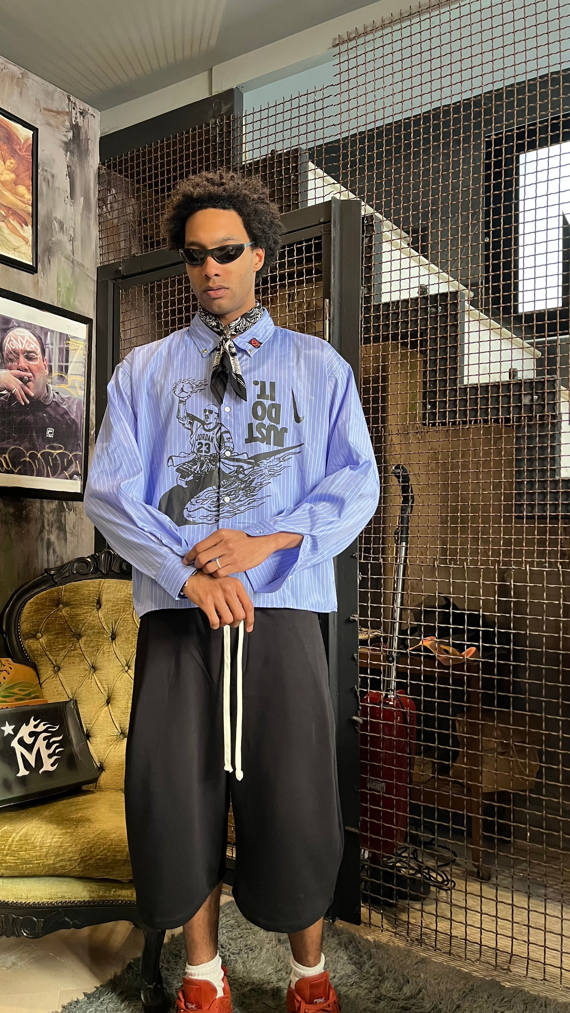 MATTANZA - Camicia Custom Crop Michael Jordan's Insanity