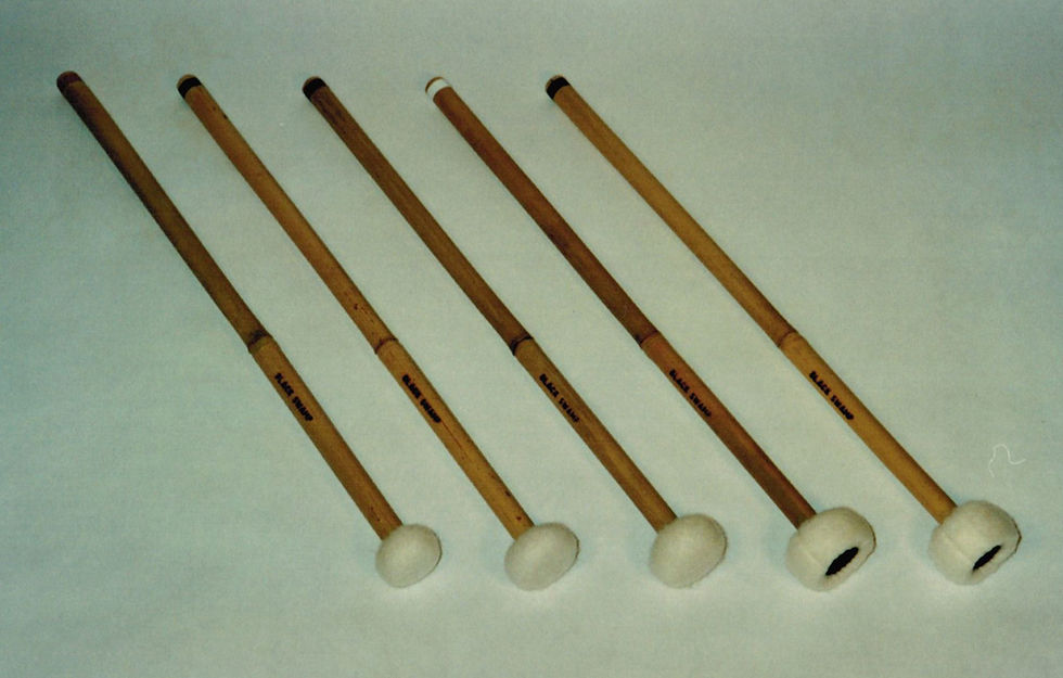 black swamp percussion bamboo timpani mallets circa 1995