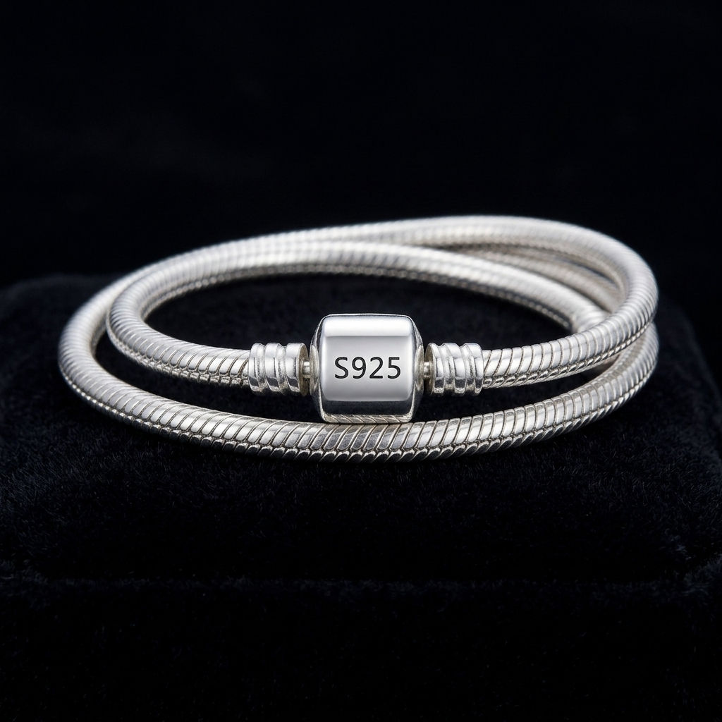 S925 Silver Snake Bracelet