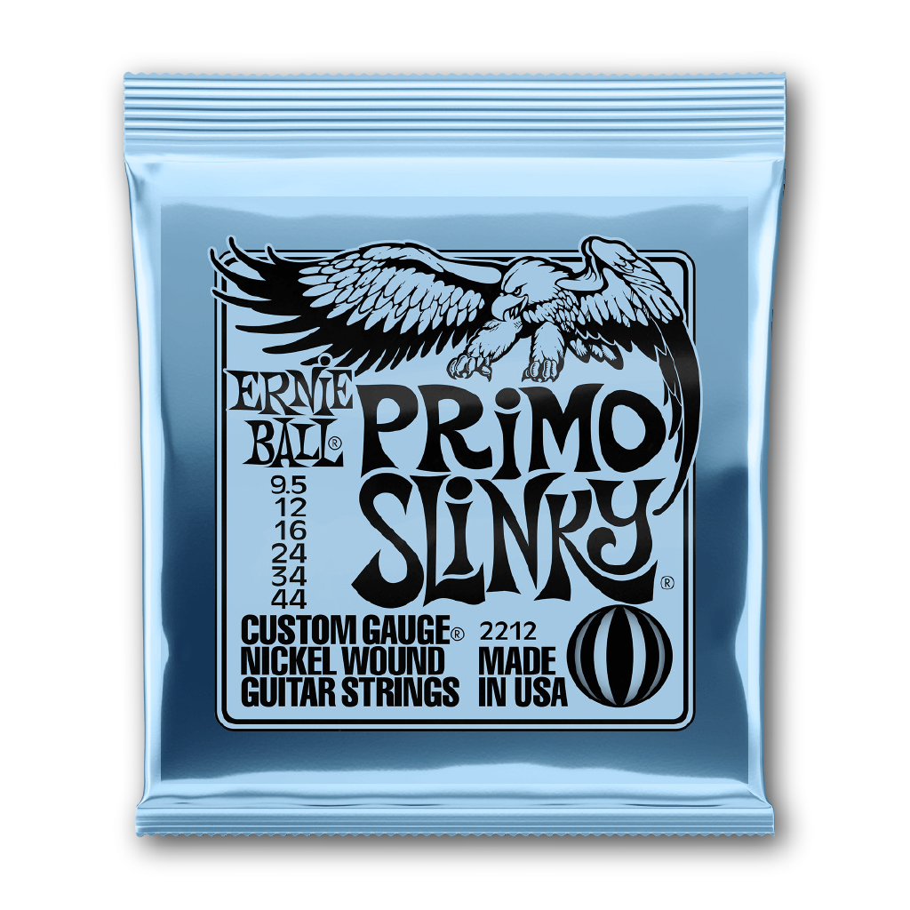 סט מיתרים לגיטרה חשמלית Ernie Ball 2212 Primo Slinky Nickel Wound Electric 9.5-4