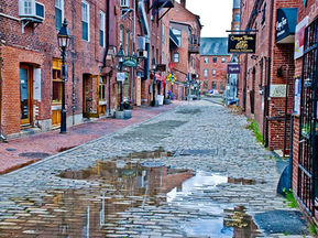 Old Port in Portland, Maine