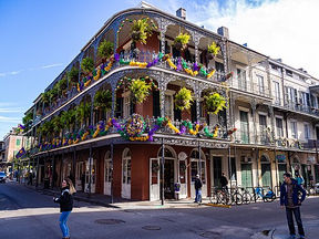 old building in the French Quarter - New Orleans, USA