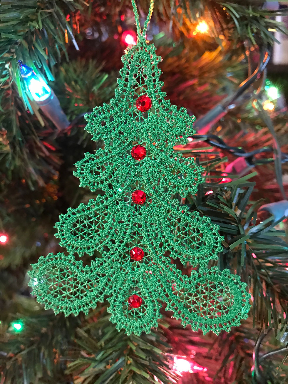 5 Tiered Christmas Tree Ornament