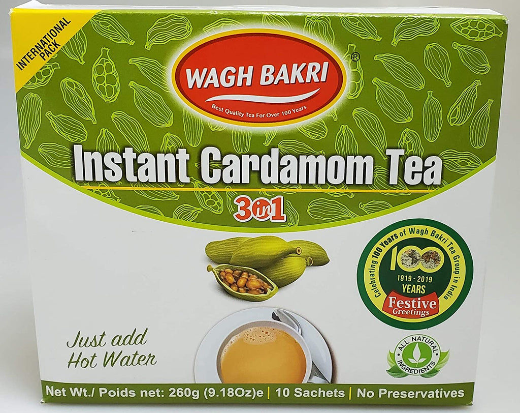 Wagh Bakri Instant Cardamom Tea 3in1 260g