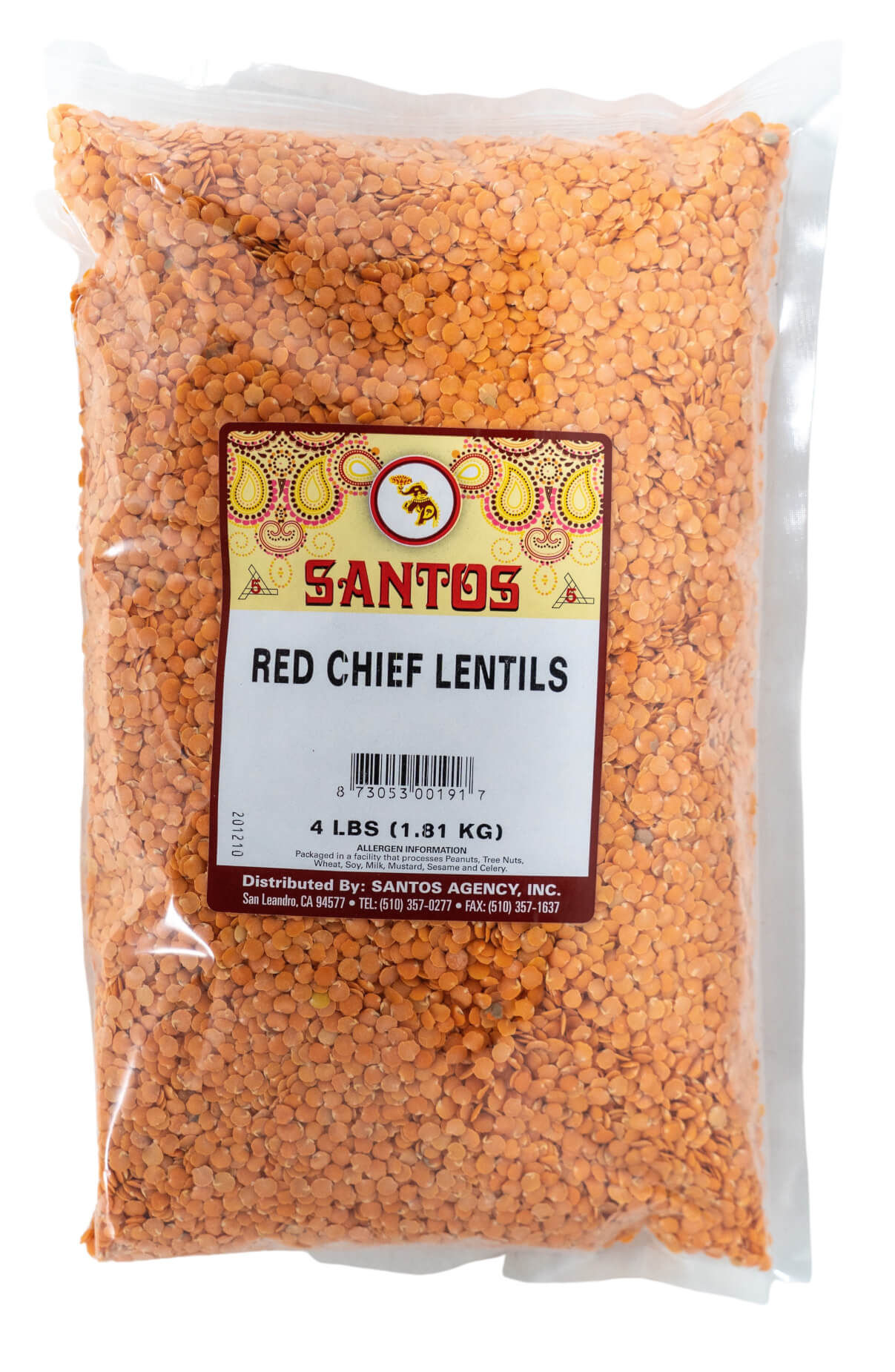 Santos Red Chief Lentils