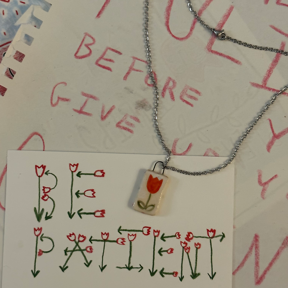Thumbnail: Tending to my Tulips, Necklace