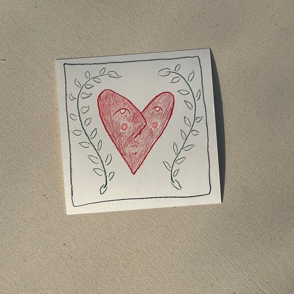 Thumbnail: Making space for love. Drawing