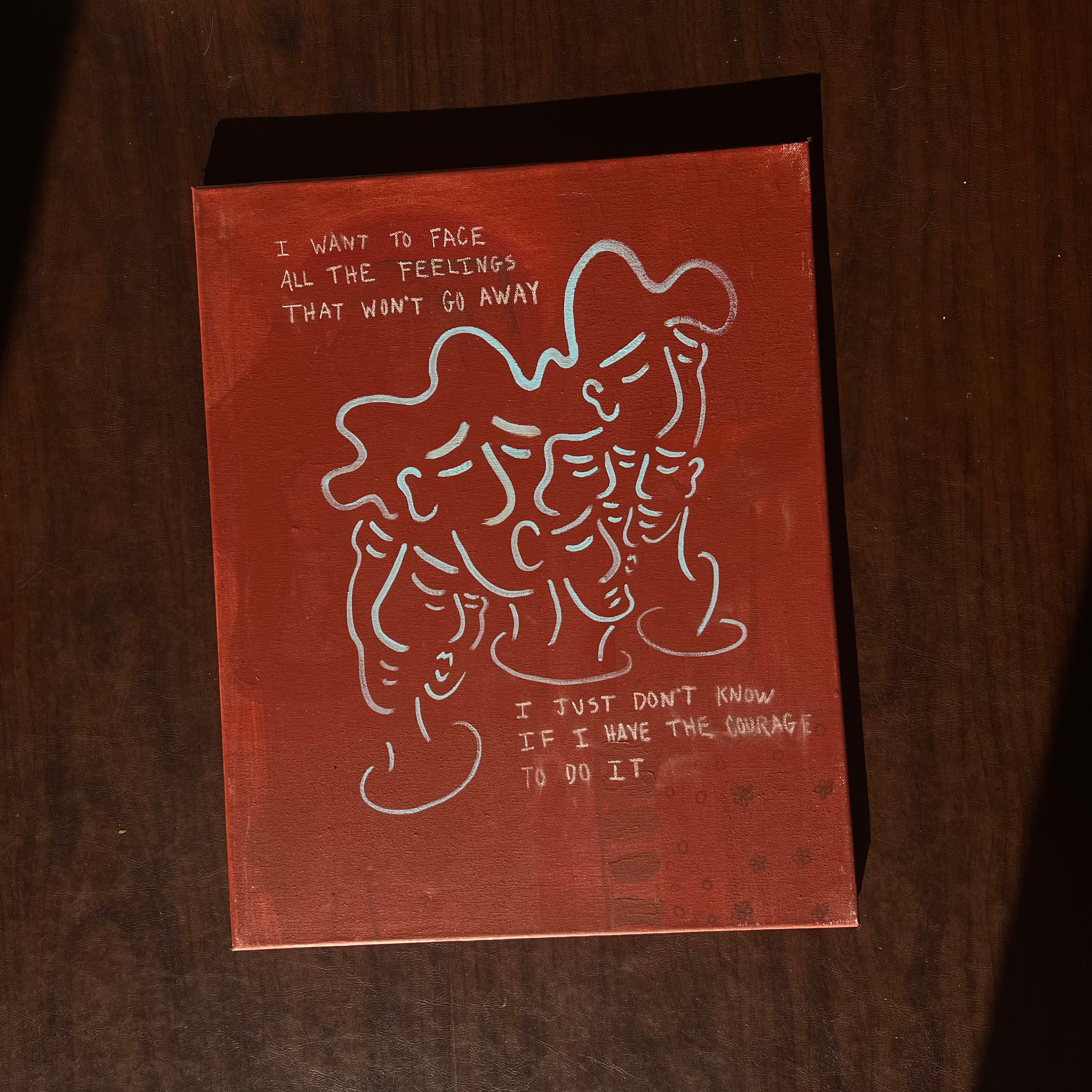 I never expected the world to stop for me... Painting