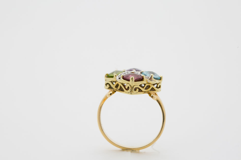 Thumbnail: Confetti Clover Ring